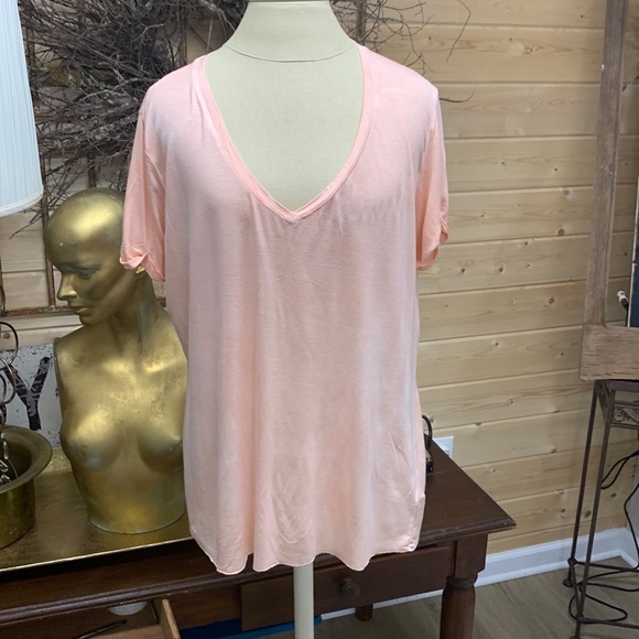 Peach Rayon Top/Tee - Picture 5 of 7